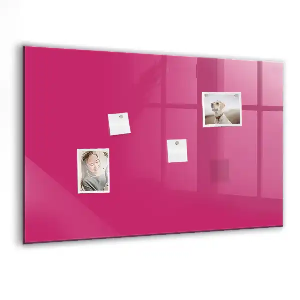 Růžová silná magnetická psací tabule