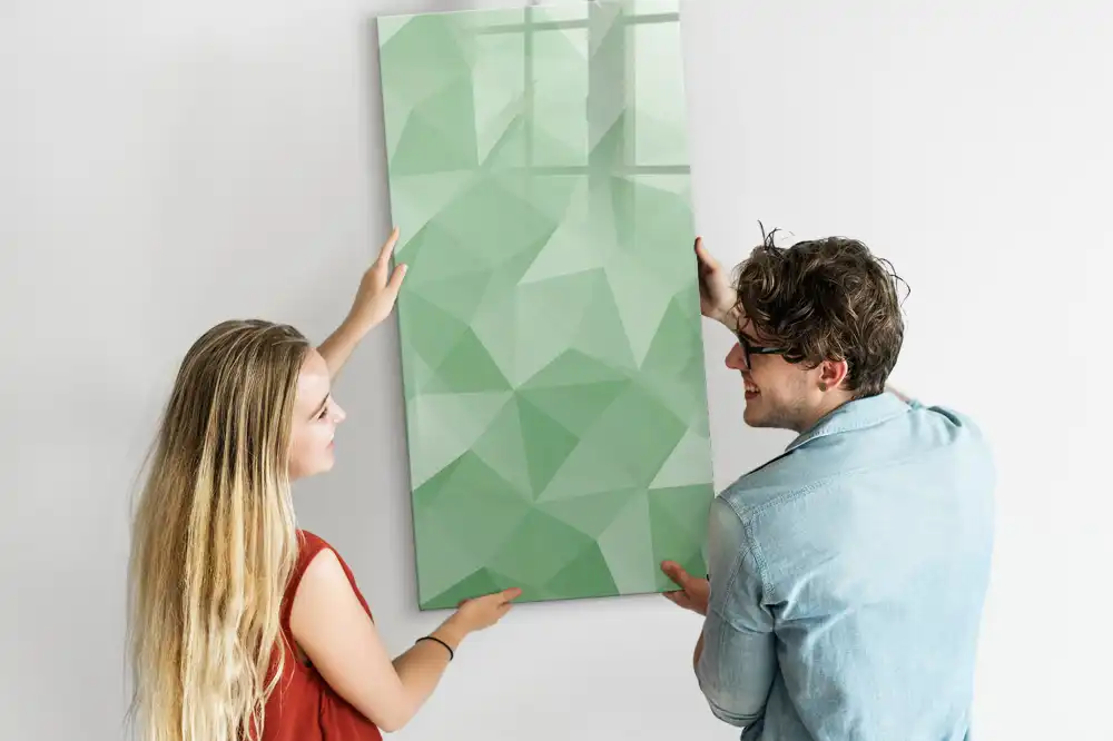 Magnetická popisovací tabule ve tvaru trojúhelníku