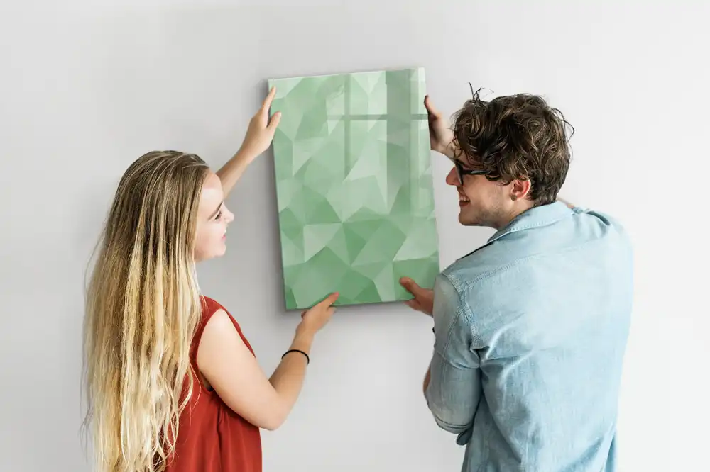 Magnetická popisovací tabule ve tvaru trojúhelníku