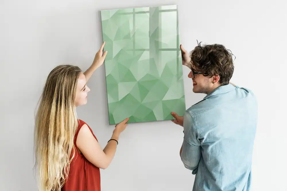 Magnetická popisovací tabule ve tvaru trojúhelníku