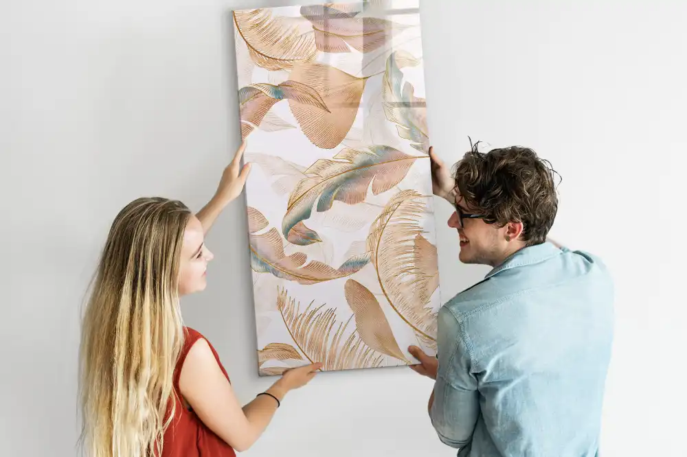 Magnetická kreslicí tabule s motivem ptačího peří