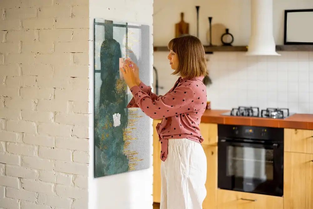 Dekorativní magnetická popisovací tabule s grafickým motivem