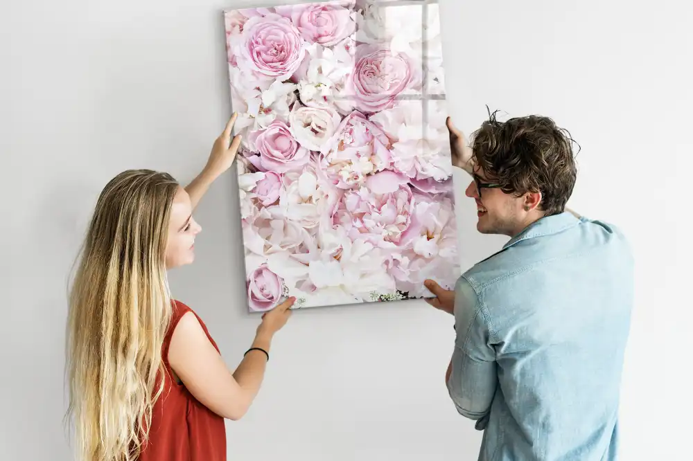 Magnetická kreslící tabule růžové pupeny
