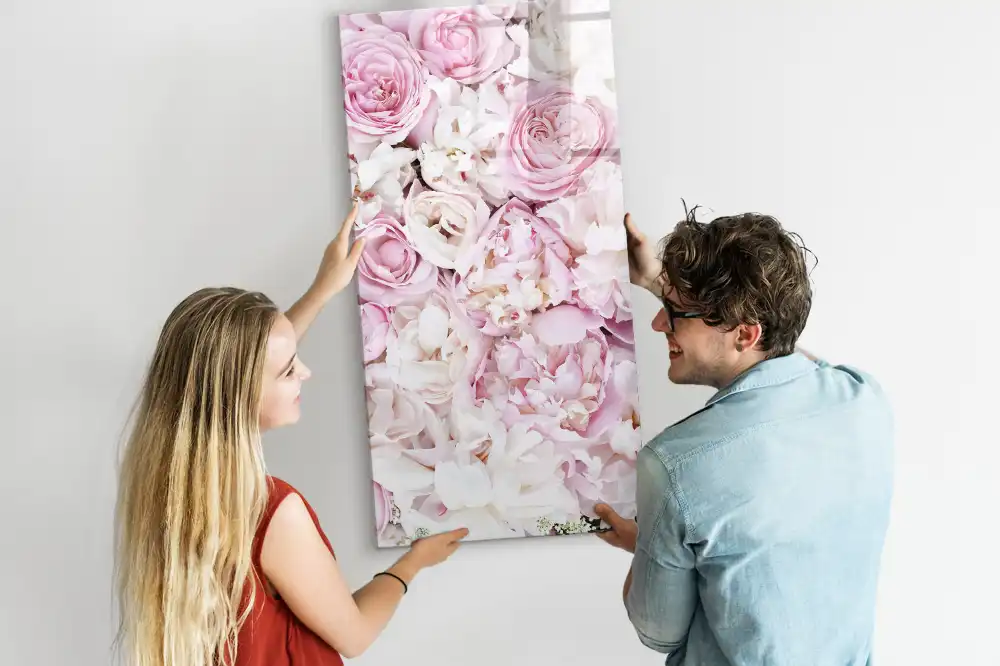Magnetická kreslící tabule růžové pupeny