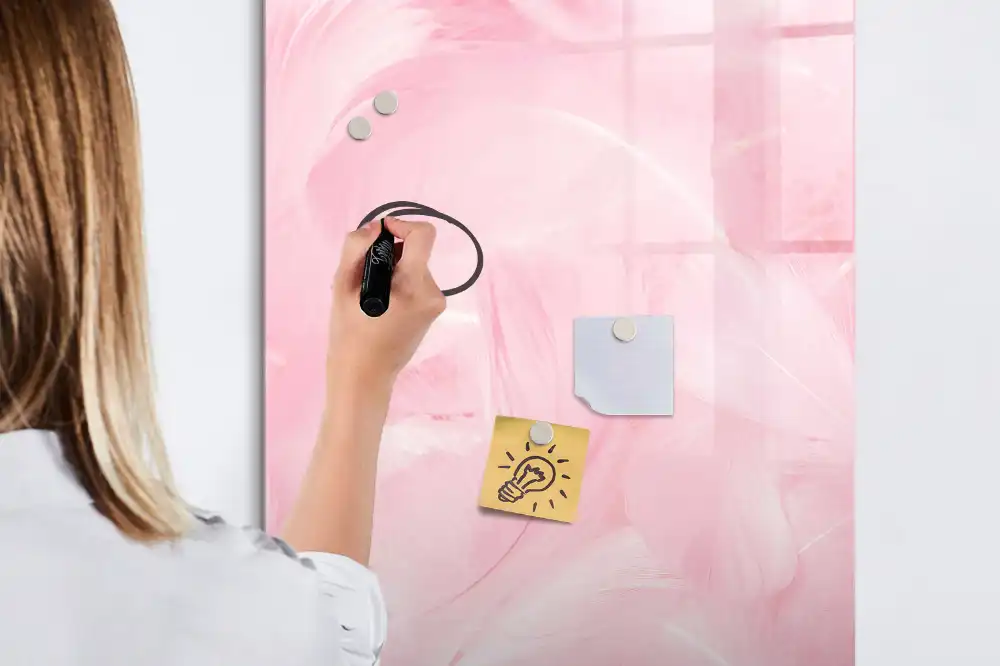 Magnetická kreslící tabule Nadýchané peří