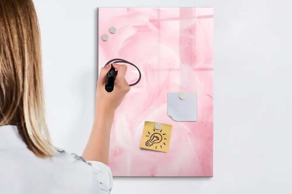 Magnetická kreslící tabule Nadýchané peří