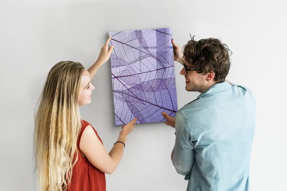 Magnetická kreslicí tabulka se strukturou listu
