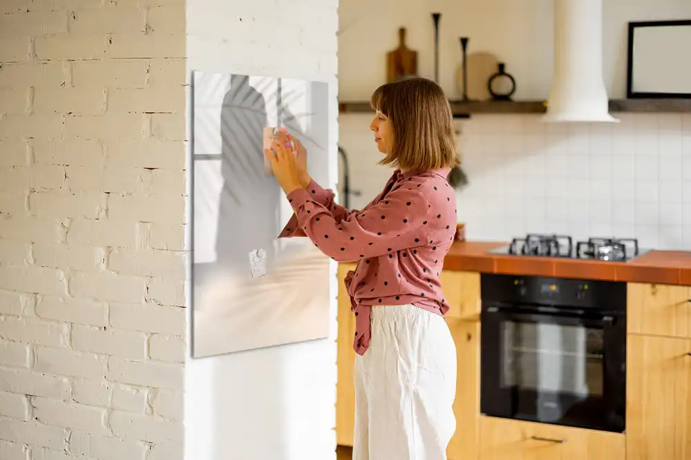 Magnetická popisovací tabule se stínem palmového listu