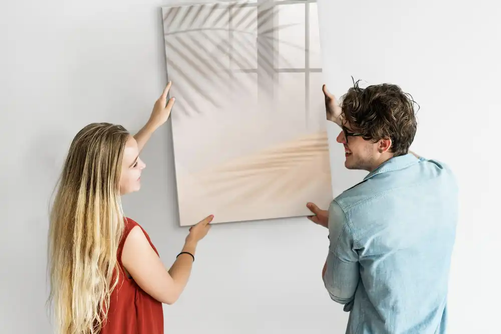 Magnetická popisovací tabule se stínem palmového listu