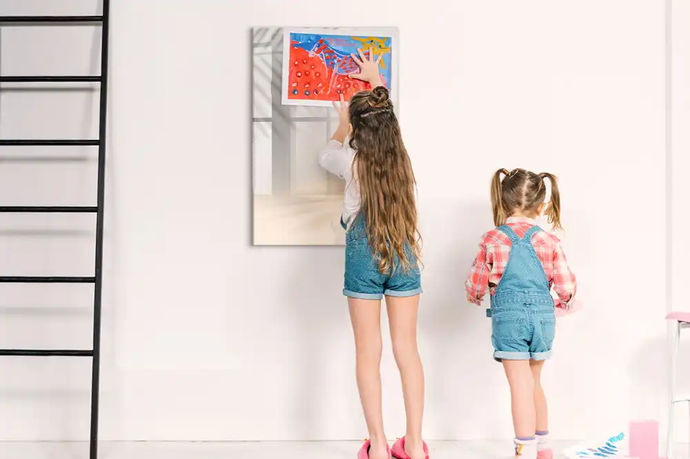 Magnetická popisovací tabule se stínem palmového listu