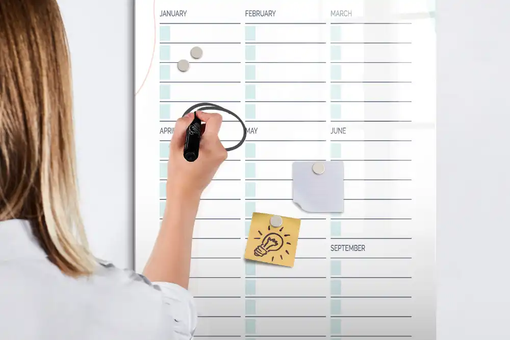 Magnetická kreslící tabule na důležité události