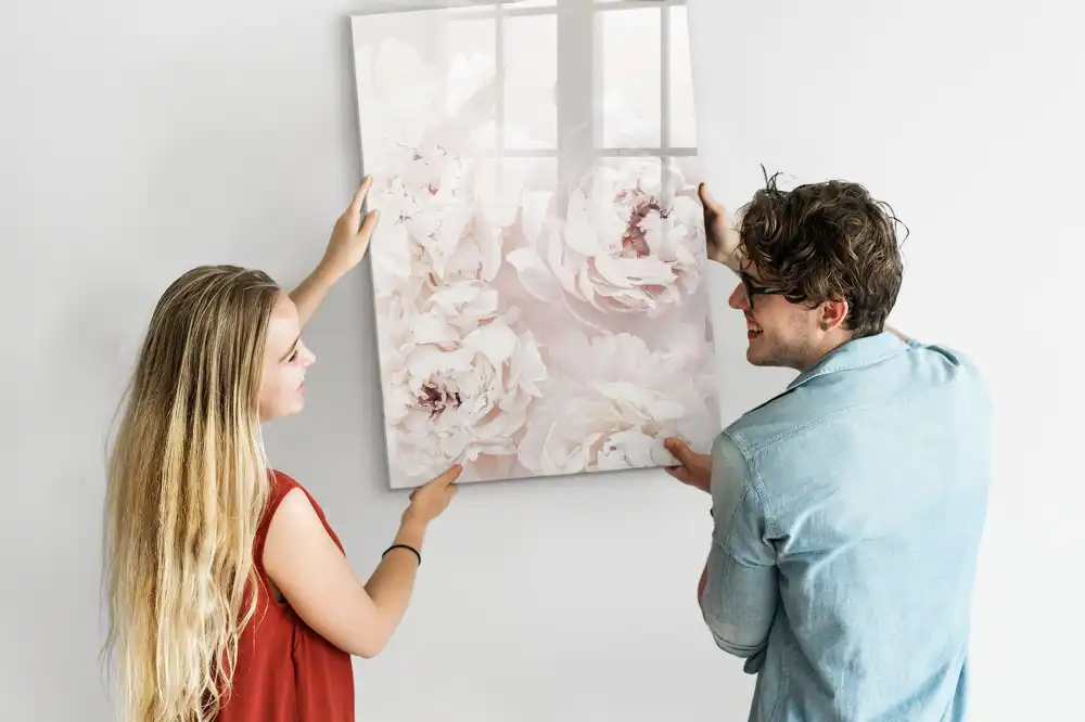 Magnetická kreslící tabule růžové pivoňky