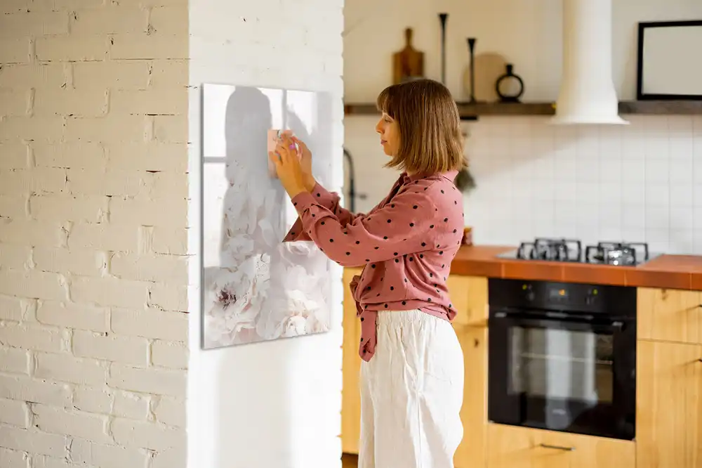 Magnetická kreslící tabule růžové pivoňky
