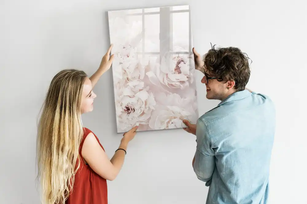 Magnetická kreslící tabule růžové pivoňky