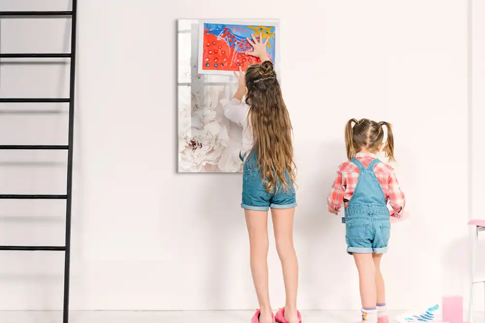 Magnetická kreslící tabule růžové pivoňky
