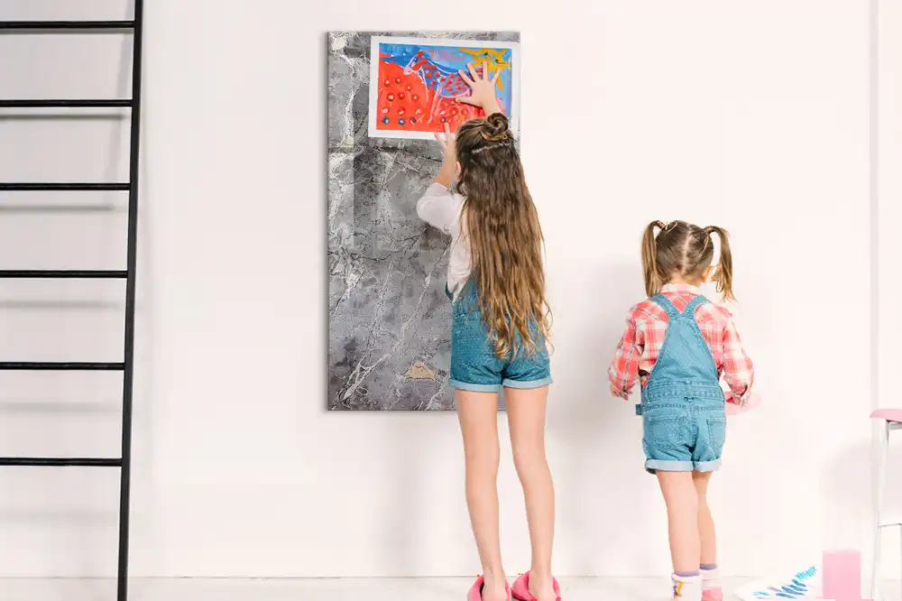 Magnetická popisovací tabule v dekoru tmavá žula