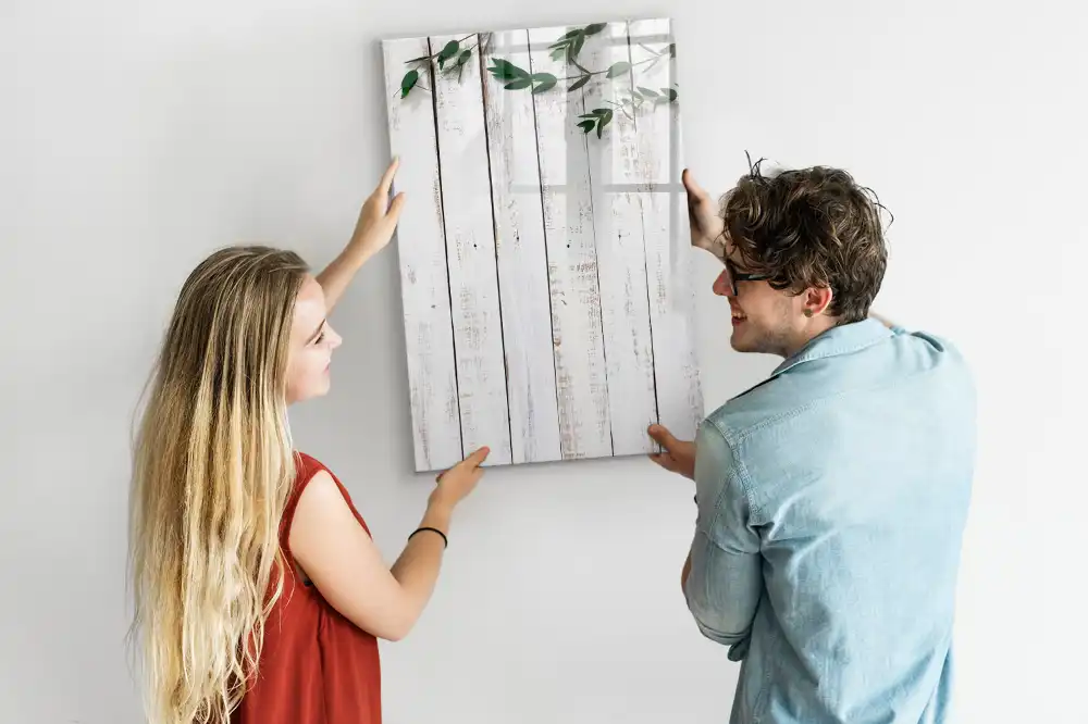 Magnetická popisovací tabule s dřevěným rámem