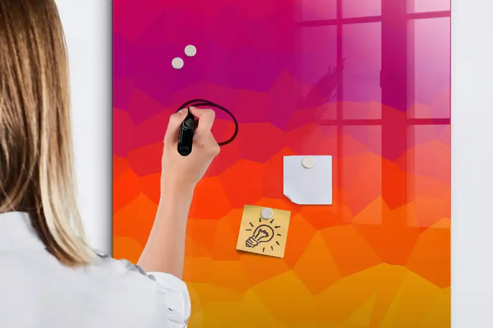 Magnetická popisovací tabule s ranním gradientem