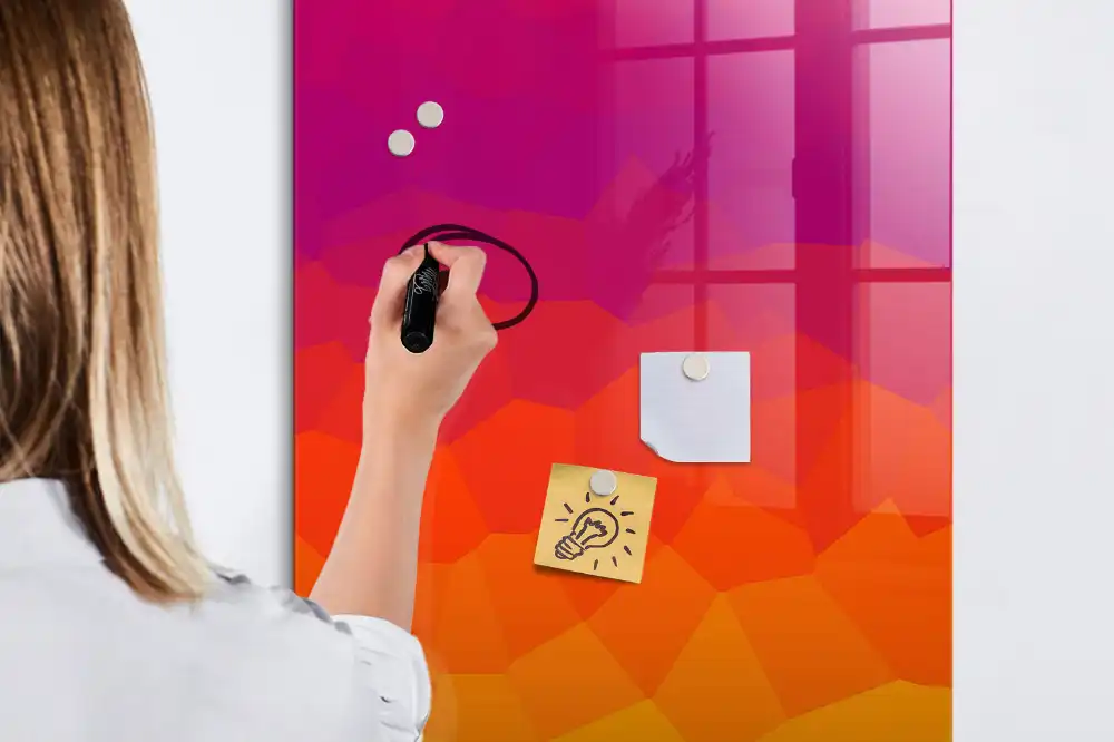 Magnetická popisovací tabule s ranním gradientem