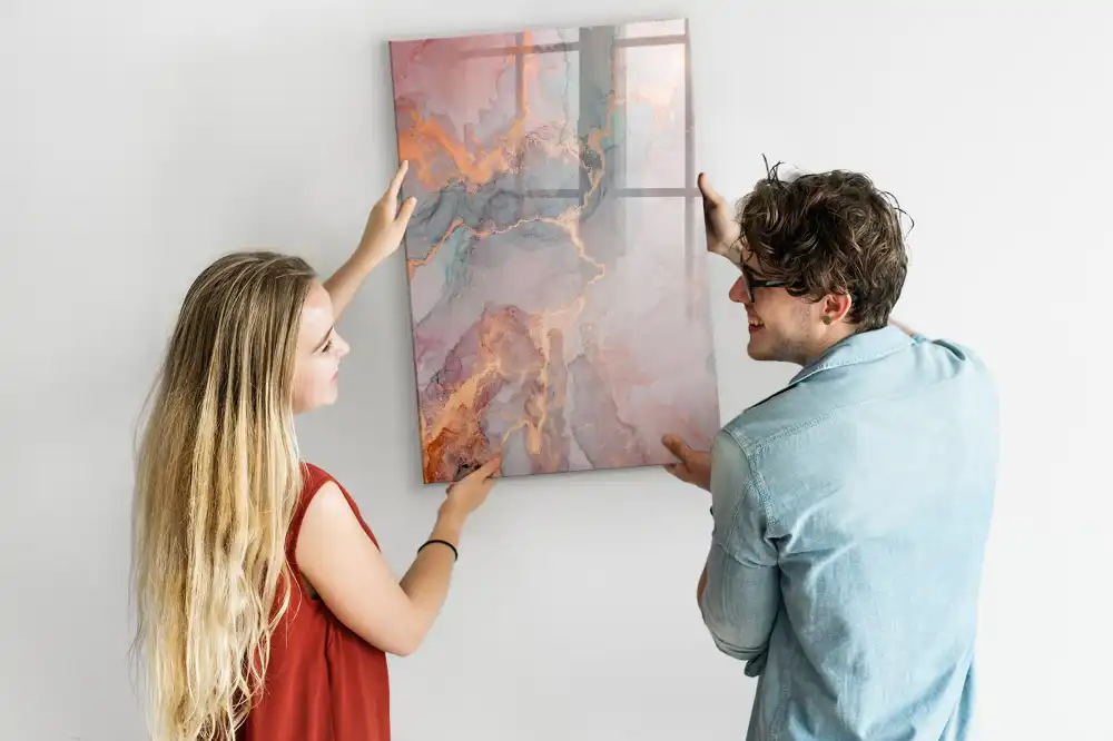 Stylová magnetická psací tabule z konglomerátu