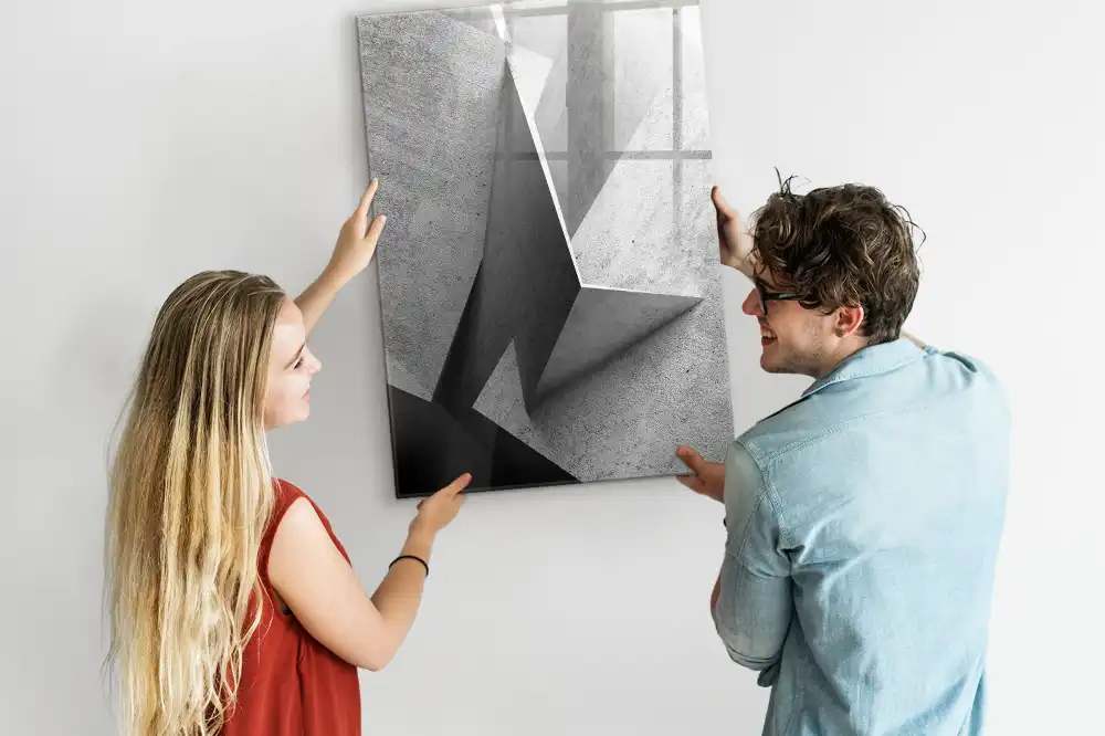 Magnetická popisovací tabule s geometrickým vzorem