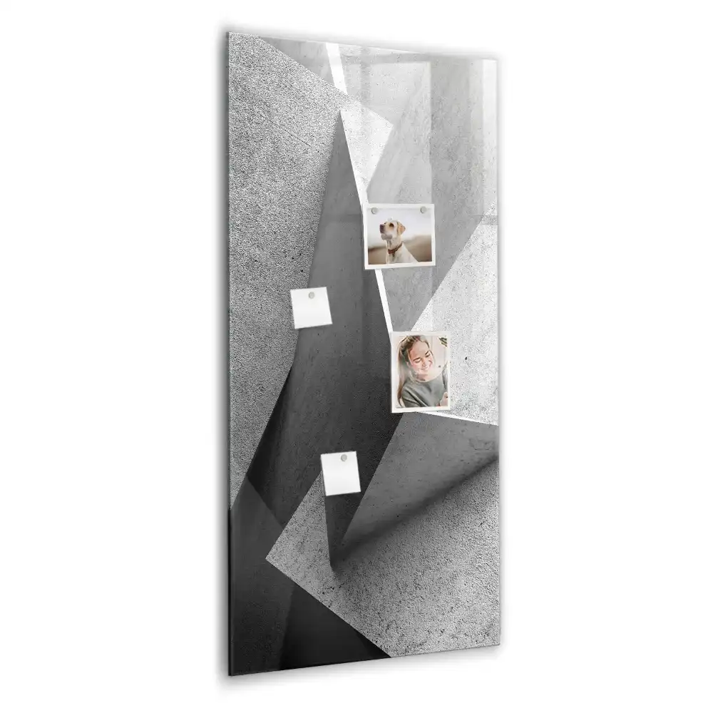 Magnetická popisovací tabule s geometrickým vzorem