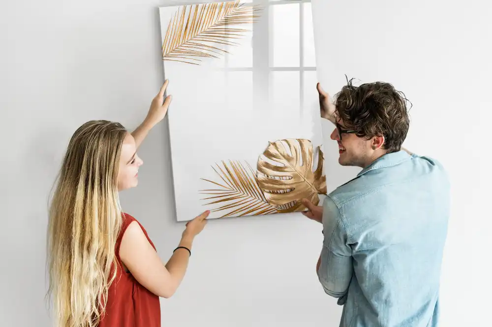 Magnetická kreslicí tabule se zlatými listy