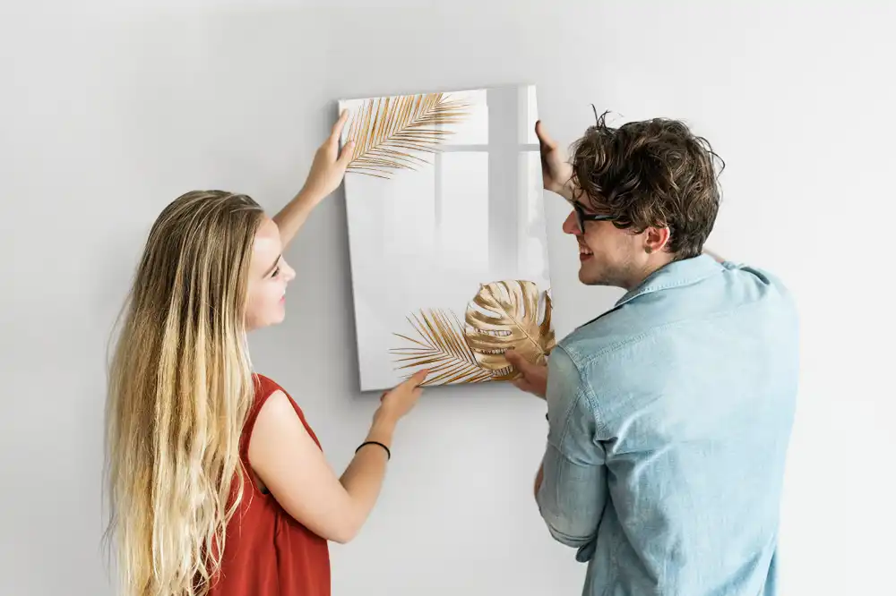 Magnetická kreslicí tabule se zlatými listy