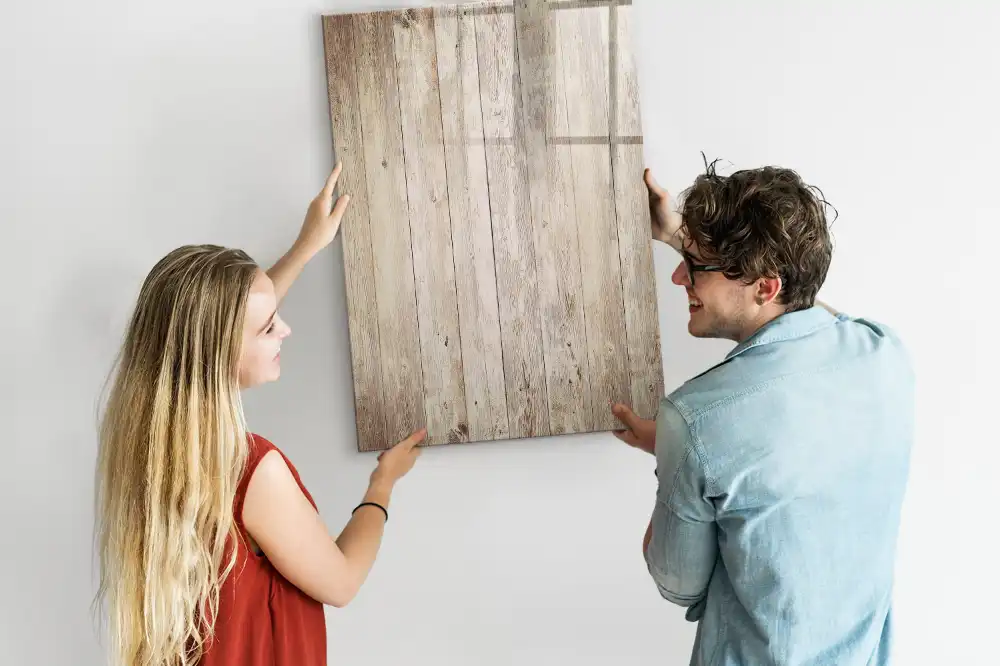 Dřevěná magnetická kreslící tabule