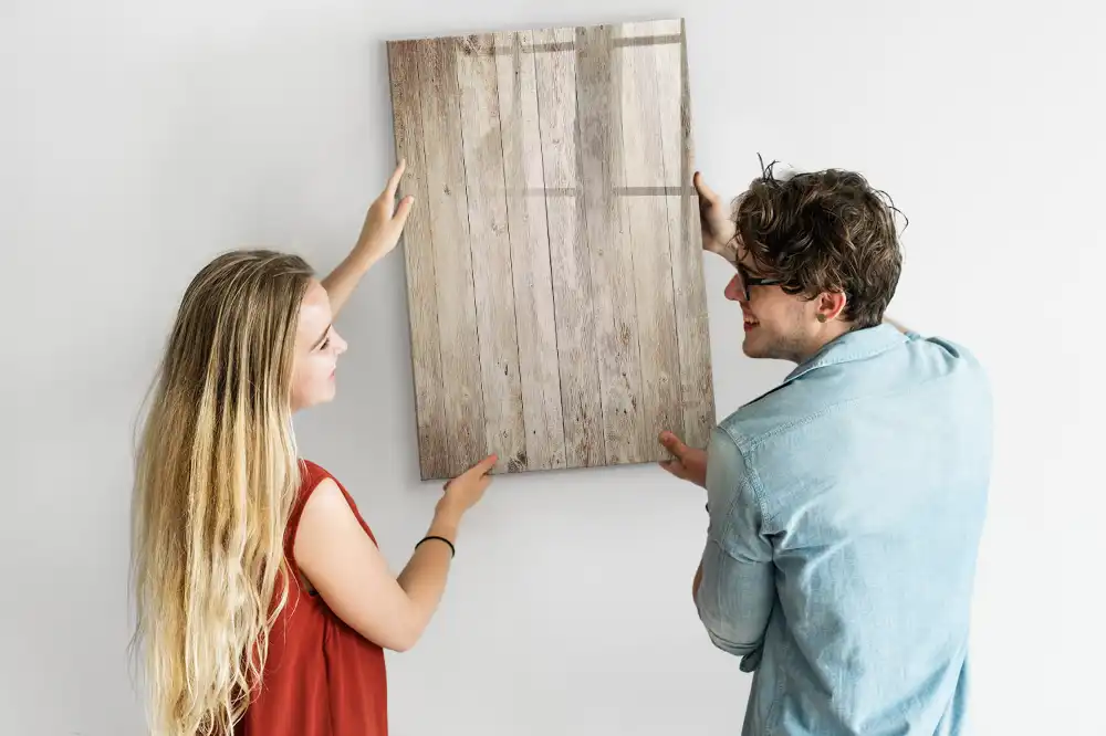 Dřevěná magnetická kreslící tabule