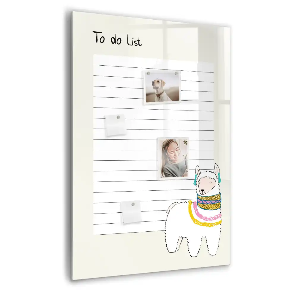 Magnetická popisovací tabule kniha přání