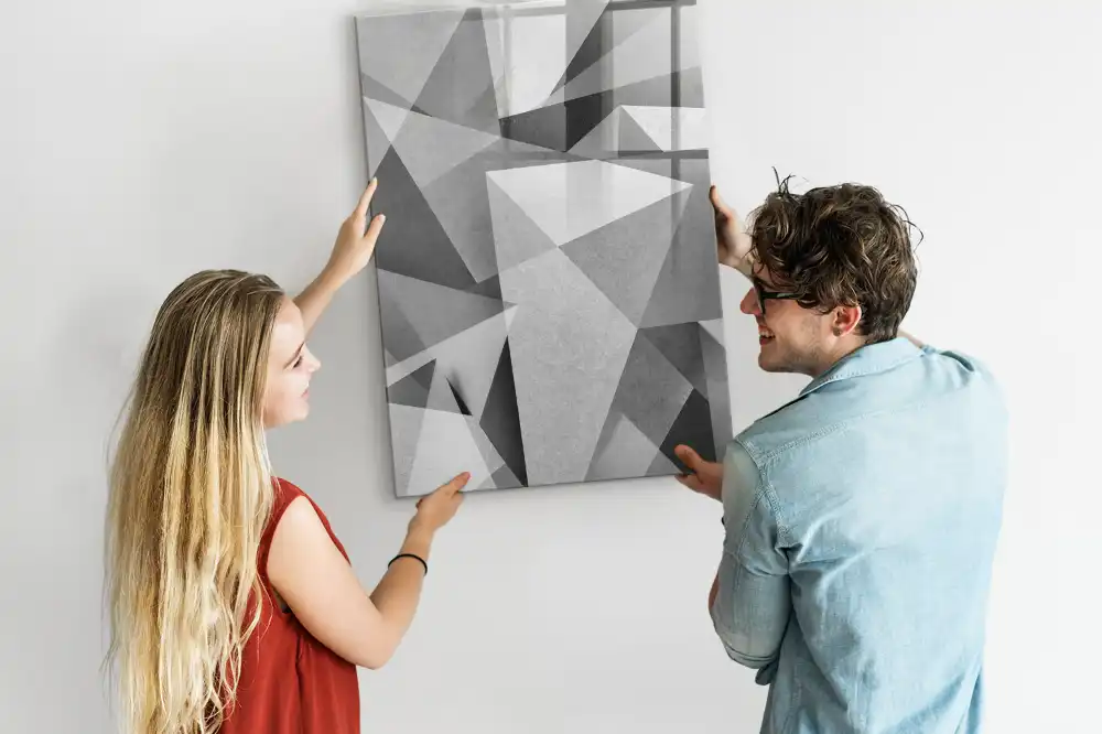 Magnetická kreslicí tabulka geometrická kompozice