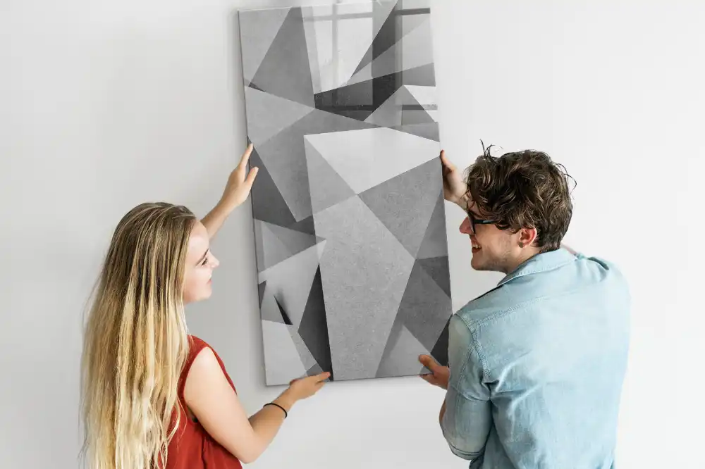 Magnetická kreslicí tabulka geometrická kompozice