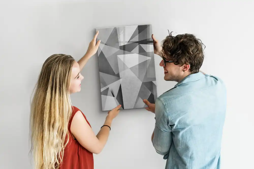 Magnetická kreslicí tabulka geometrická kompozice