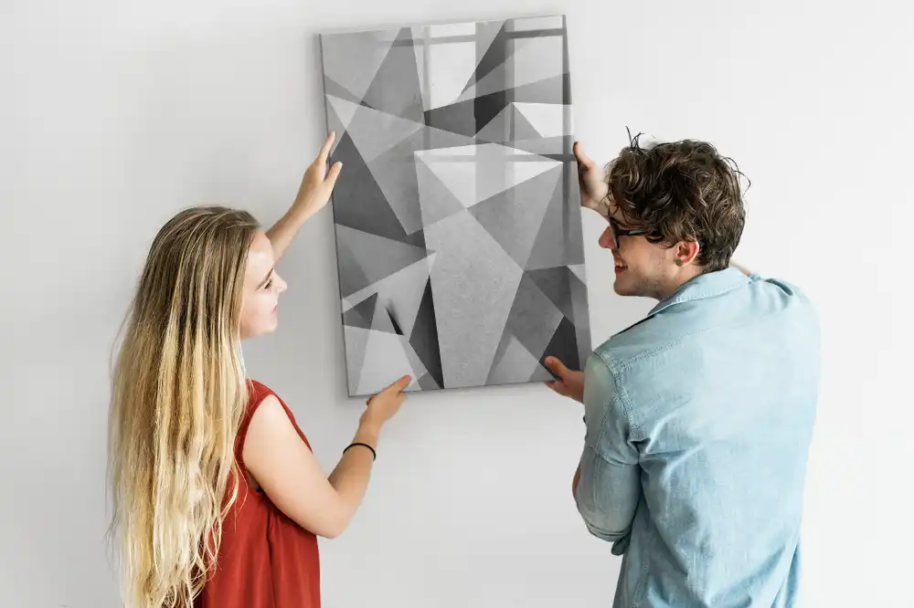 Magnetická kreslicí tabulka geometrická kompozice