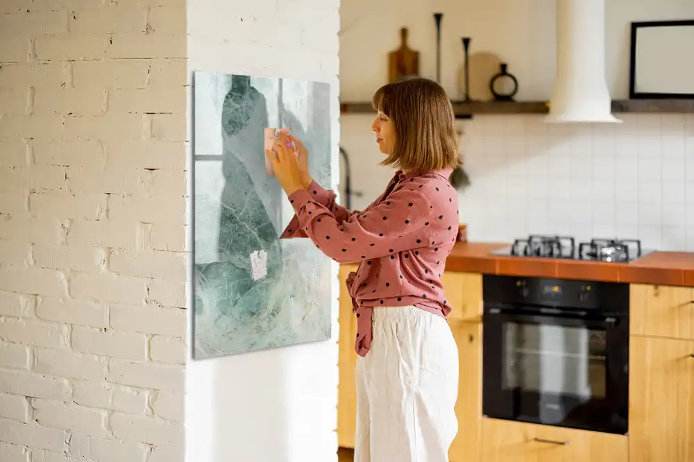 Magnetická psací tabule dekorativní kámen
