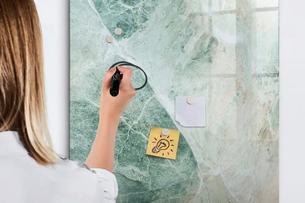 Magnetická psací tabule dekorativní kámen