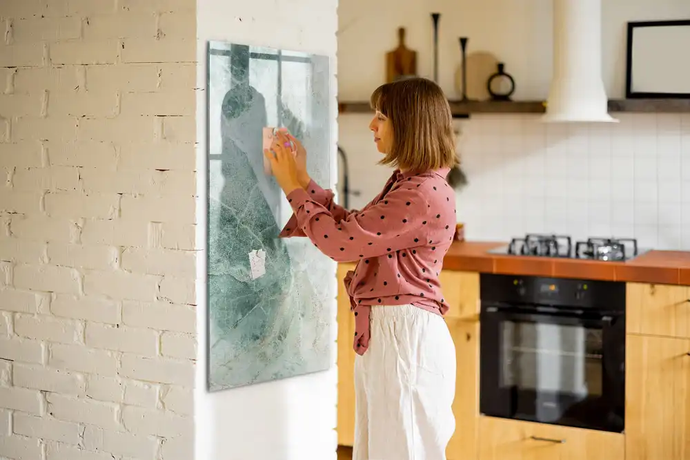 Magnetická psací tabule dekorativní kámen