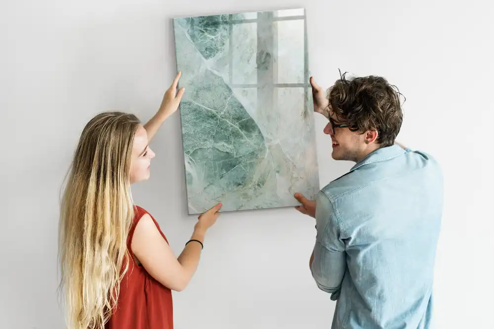 Magnetická psací tabule dekorativní kámen