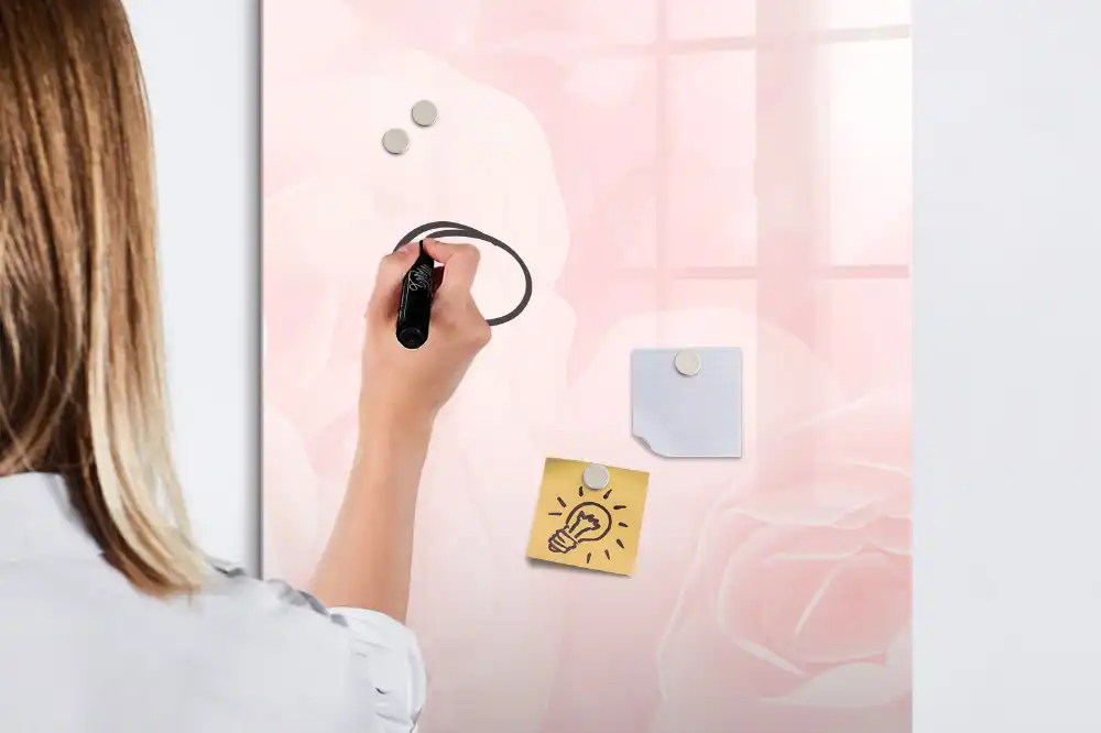 Magnetická popisovací tabule Růžová zahrada