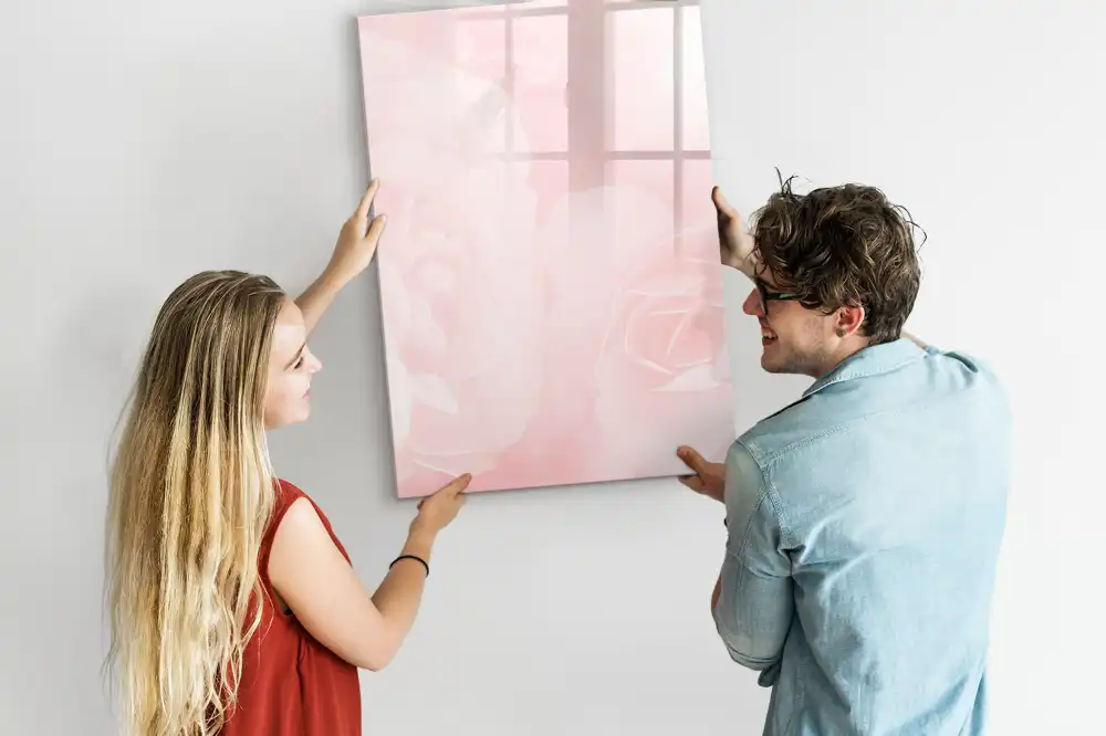 Magnetická popisovací tabule Růžová zahrada