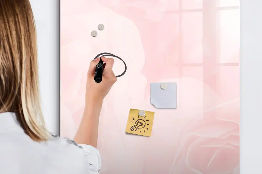Magnetická popisovací tabule Růžová zahrada