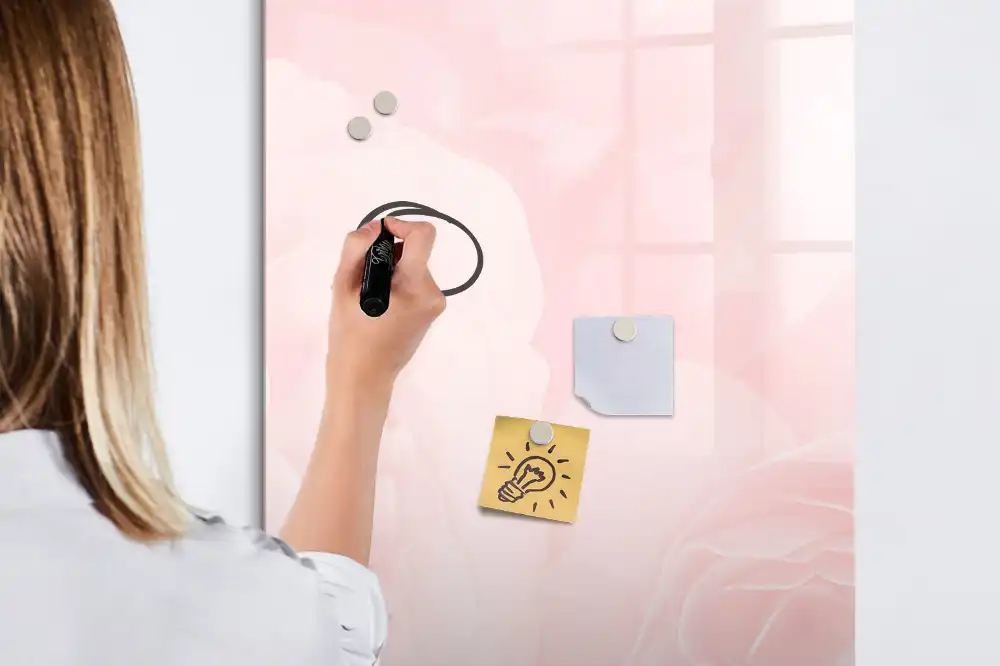 Magnetická popisovací tabule Růžová zahrada