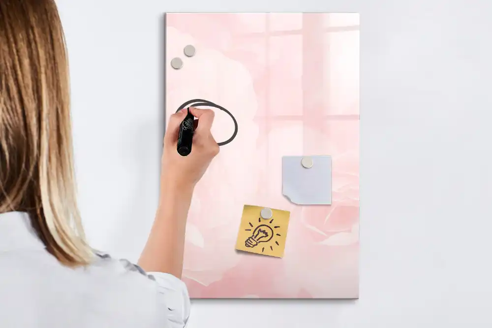 Magnetická popisovací tabule Růžová zahrada