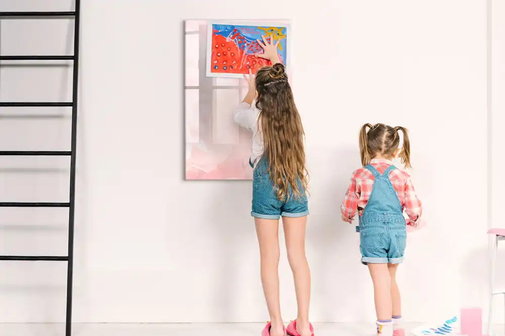 Magnetická popisovací tabule Růžová zahrada