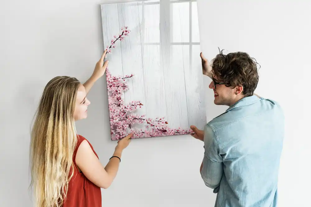 Dřevěná magnetická kreslicí tabule Duben
