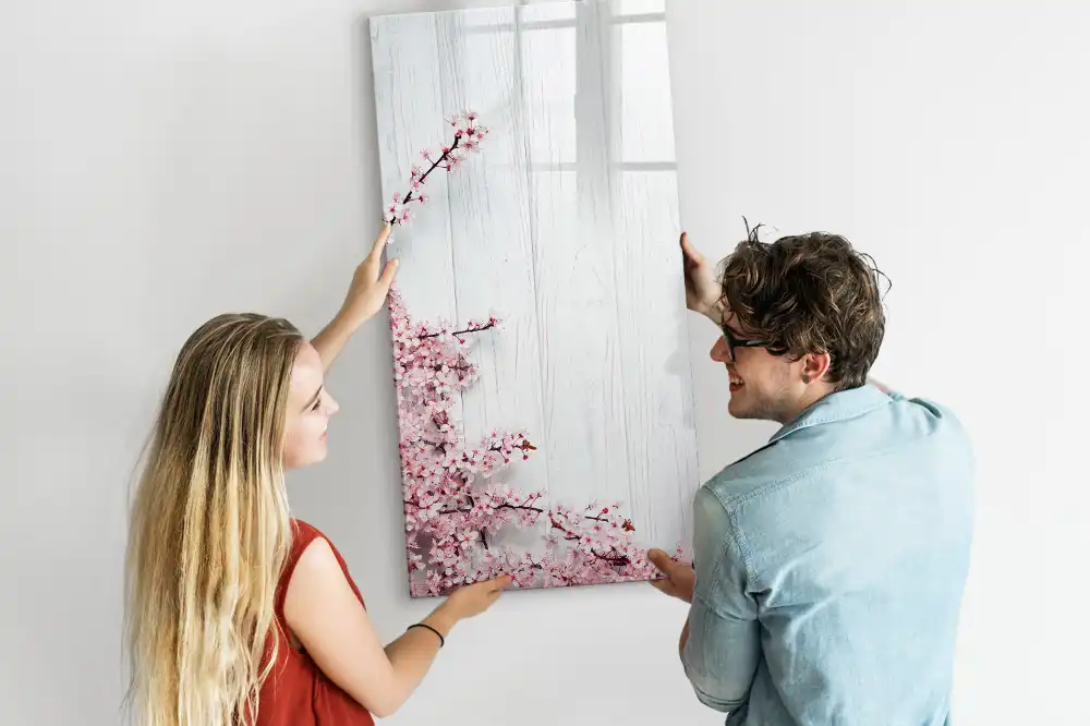 Dřevěná magnetická kreslicí tabule Duben