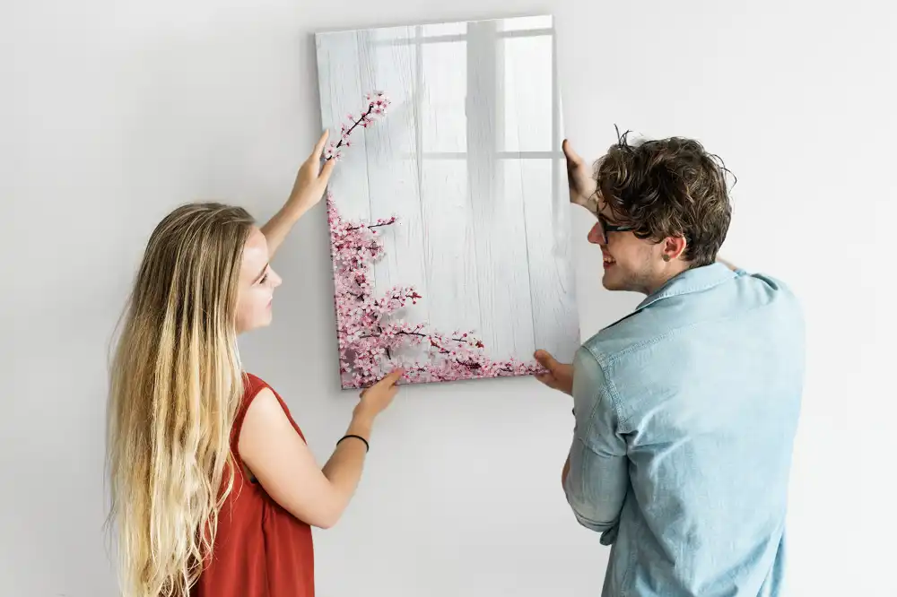 Dřevěná magnetická kreslicí tabule Duben