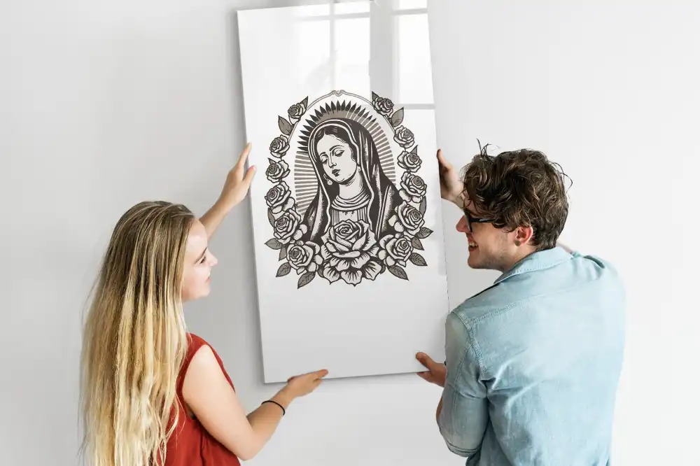 Magnetická tabule na kreslení s motivem Panny Marie Guadalupské
