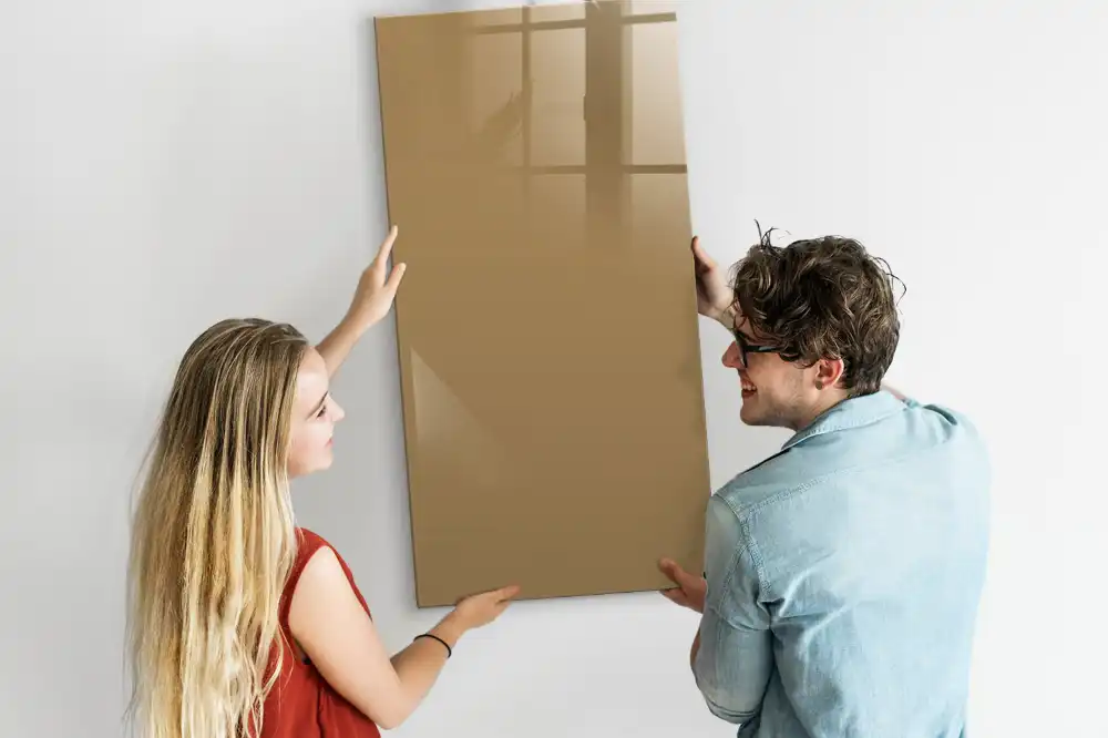 Magnetická popisovací tabule v tmavě béžové barvě